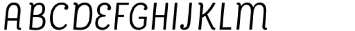 Bakewell Regular Narrow Italic Font UPPERCASE