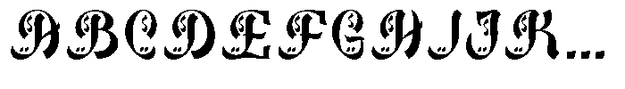 Bakhtiar Regular Font UPPERCASE