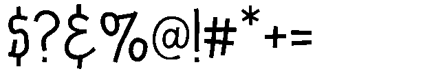Bakoze Light Font OTHER CHARS