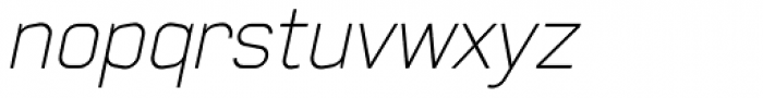 Baksheesh Thin Italic Font LOWERCASE