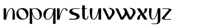 Bakson Marinel Font LOWERCASE
