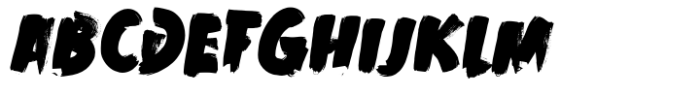 Balado Brush Font UPPERCASE