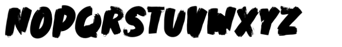 Balado Brush Font UPPERCASE
