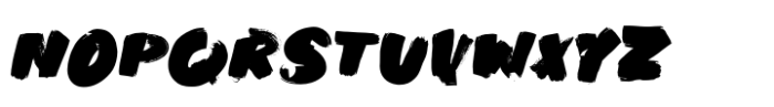 Balado Brush Font LOWERCASE