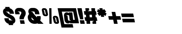 Balbek Pro Cut Black Reverse Font OTHER CHARS