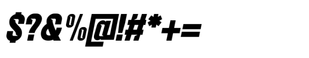 Balbek Pro Cut Bold Oblique Font OTHER CHARS
