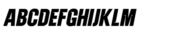 Balbek Pro Cut Bold Oblique Font UPPERCASE