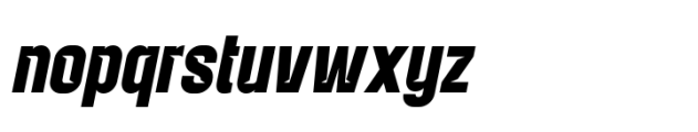 Balbek Pro Cut Bold Oblique Font LOWERCASE