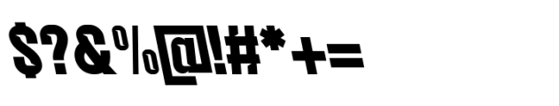 Balbek Pro Cut Bold Reverse Font OTHER CHARS