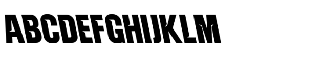 Balbek Pro Cut Bold Reverse Font