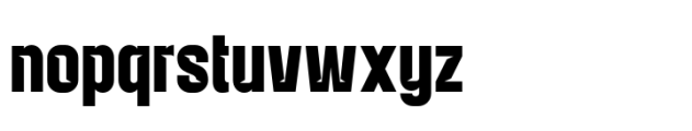 Balbek Pro Cut Bold Font LOWERCASE