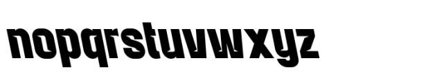 Balbek Pro Cut Extra Bold Reverse Font LOWERCASE