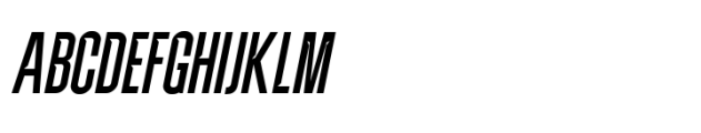 Balbek Pro Cut Light Oblique Font UPPERCASE