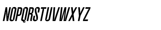 Balbek Pro Cut Light Oblique Font UPPERCASE