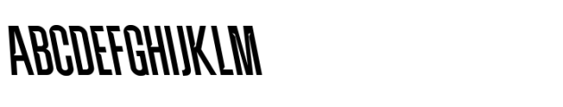 Balbek Pro Cut Light Reverse Font UPPERCASE