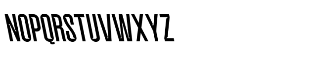 Balbek Pro Cut Light Reverse Font UPPERCASE