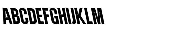 Balbek Pro Cut Medium Reverse Font UPPERCASE