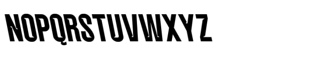 Balbek Pro Cut Medium Reverse Font UPPERCASE