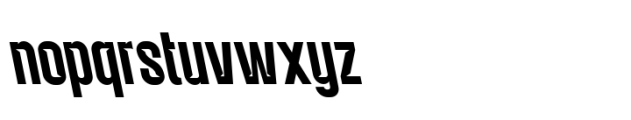 Balbek Pro Cut Medium Reverse Font LOWERCASE