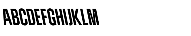 Balbek Pro Cut Reverse Font UPPERCASE