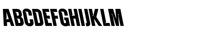 Balbek Pro Cut Semi Bold Reverse Font