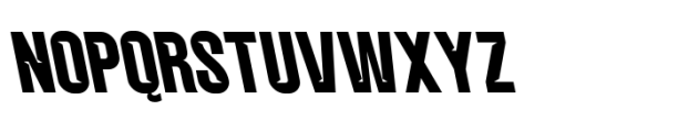 Balbek Pro Cut Semi Bold Reverse Font UPPERCASE