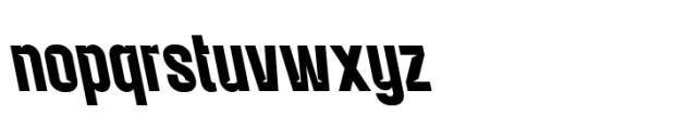 Balbek Pro Cut Semi Bold Reverse Font LOWERCASE