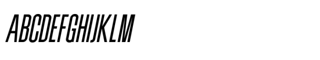 Balbek Pro Extra Light Oblique Font UPPERCASE