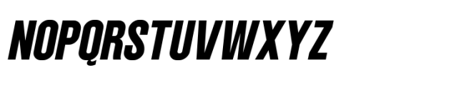 Balbek Pro Semi Bold Oblique Font UPPERCASE