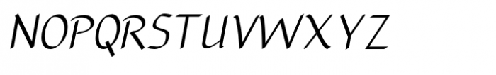 Balboat Italic Font UPPERCASE