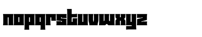 Baldish Black Font LOWERCASE