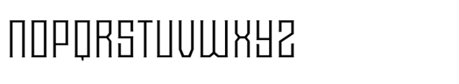 Baldish Light Font UPPERCASE