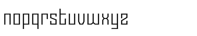 Baldish Light Font LOWERCASE