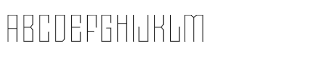 Baldish Thin Font UPPERCASE
