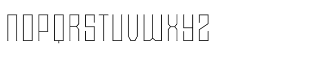 Baldish Thin Font UPPERCASE