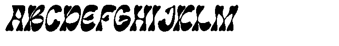 Balegita Italic Font UPPERCASE