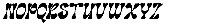 Balegita Italic Font UPPERCASE