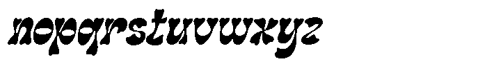 Balegita Italic Font LOWERCASE