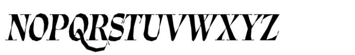 Balete Bold Italic Font UPPERCASE