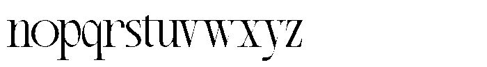 Balgarde Serif Font LOWERCASE