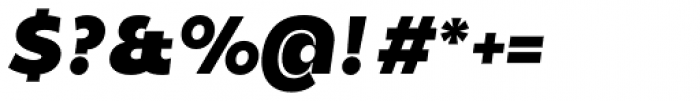 Balgin Black Italic Font OTHER CHARS