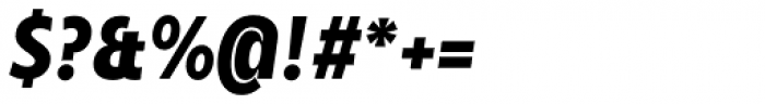 Balgin Black Sm Condensed Italic Font OTHER CHARS