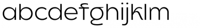 Balgin Display Extra Light Font LOWERCASE