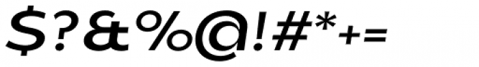 Balgin Regular Sm Expanded Italic Font OTHER CHARS