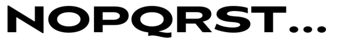 Balgin Semi Bold Expanded Font UPPERCASE