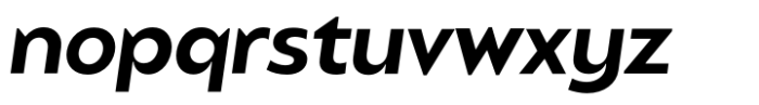 Balgin Semi Bold Italic Font LOWERCASE