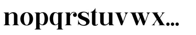 Balgino Display Bold Font LOWERCASE