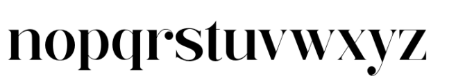 Balgino Display Regular Font LOWERCASE