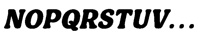 Balgio Italic Font UPPERCASE