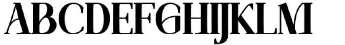Balgon Serif Bold Font UPPERCASE